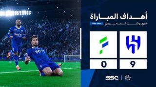 أهداف مباراة الهلال 9 – 0 الفتح | الجولة ( 15 ) من دوري روشن السعودي للمحترفين 2024-2025